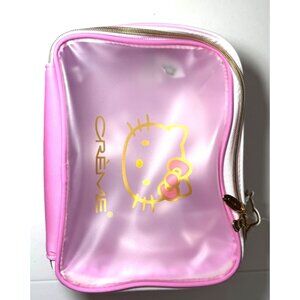 Crème X Hello Kitty Pink & Gold Cosmetic Bag